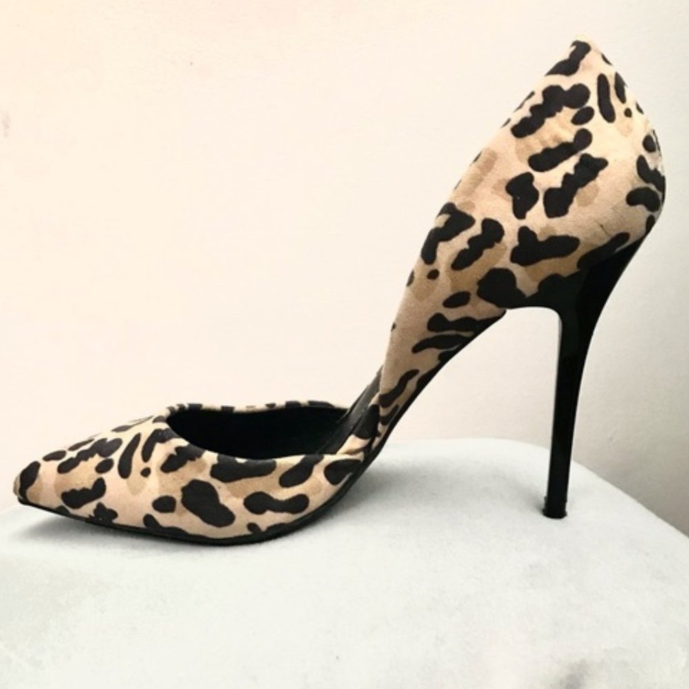 Steve Madden Vincible D'Orsay leopard pump